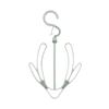 Rotatable Clothes Plastic Storage Shelf Shoe Racks 2 Hooks Drying Hanger