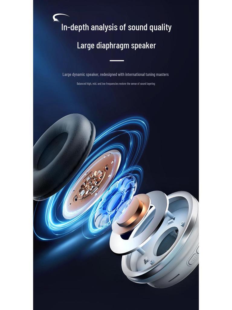 KE-29 Ретро-наушники Bluetooth с оголовьем в стиле граммофона и RGB-подсветкой