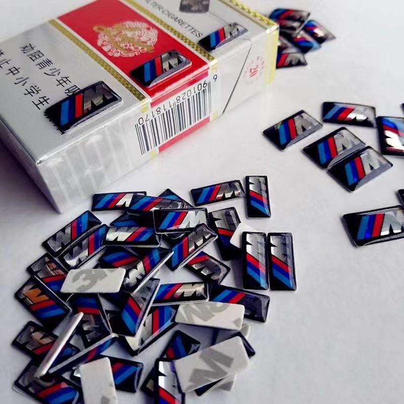 Car Sticker Steering Wheel Hub Decals For Mini For BMW M Performance E36 E60 E90 X2 X1 X3 X5 E46 E39 E70 M3 M5 M6 G20 G30 E93 Z3