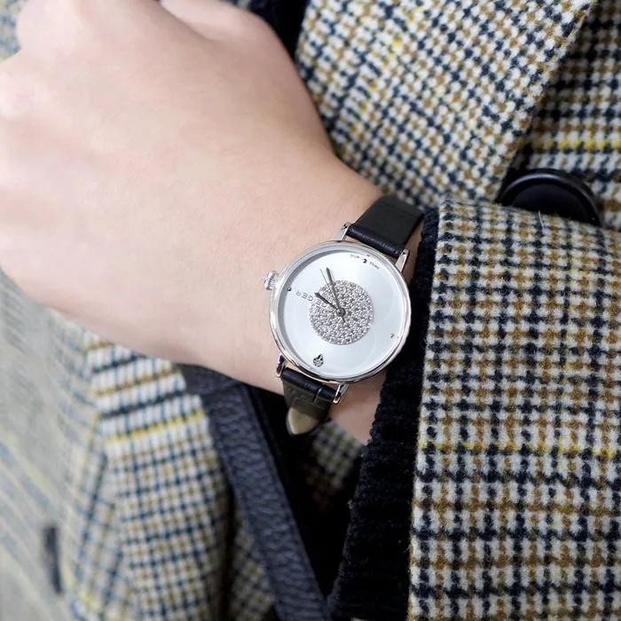 Cubic Leather Watch GE1211