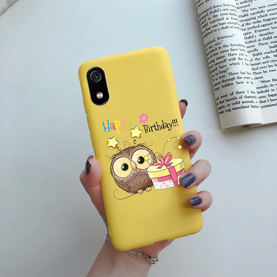 For Xiaomi Redmi 7A Case Daisy Sunflower Painted Soft Silicon Phone Back Cover Cases For Xiaomi Redmi 7A 7 A Redmi7A Case Fundas