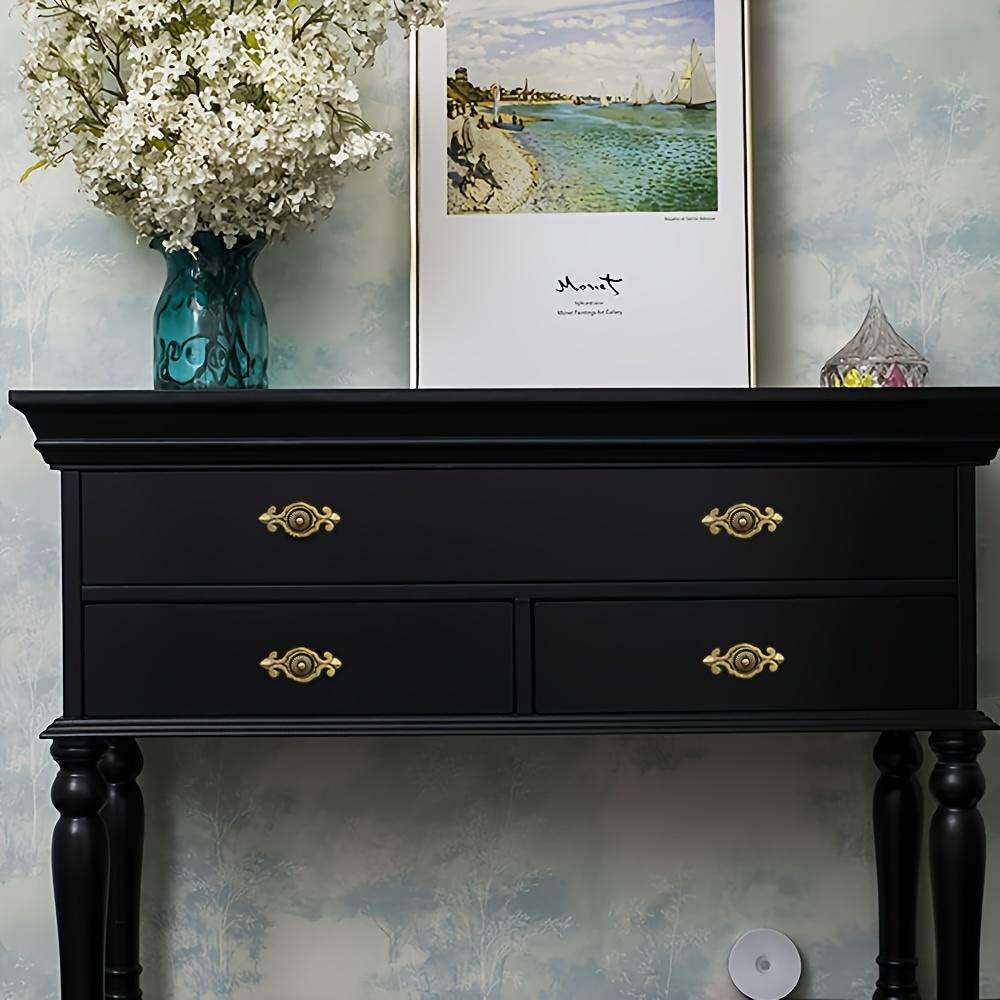 5 шт. Бронзовые ручки для ящиков из цинкового сплава, 2,911,26 дюйма, винтажные круглые металлические с задней пластиной, идеально подходят для мебели комода и шкафа