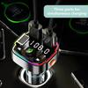 Car Bluetooth MP3 Player FM Transmitter with HD Lossless Audio, Dual USB SD Card Reader & Hands-Free Calling for All Cars