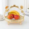 Портативная ручка Поднос для выпечки Европейский стиль Ретро Корзина для хранения Чаша для хранения Банкетный Настольный