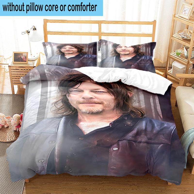Norman's Forest Journey 3pcs Bedding,Including 1pc Duvet Cover And 2pcs Pillowcases Perfect for Christmas,Ideal for Bedroom, Dormitory