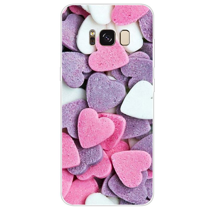 Чехол для Samsung Galaxy S8 Plus, силиконовый чехол, милый мягкий чехол из ТПУ для Samsung Galaxy S8 S 8 Plus, чехол-бампер для телефона S8Plus Coque