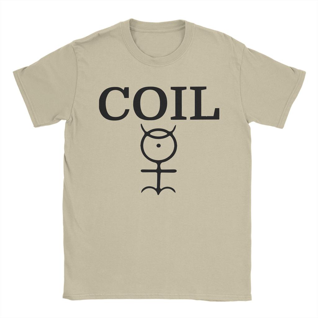Coil Scatology Album TShirt Summer 100 Cotton TShirts For Unisex Casual Tshirt Short Sleeve Y2K Funny Tops