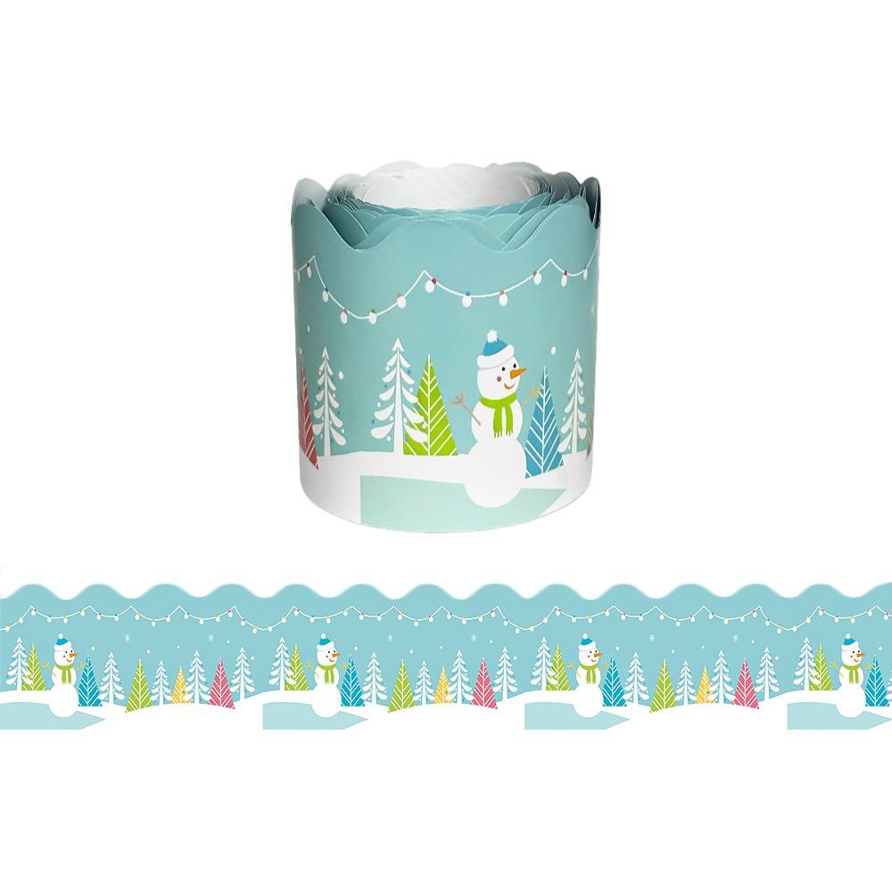 Handmade Crafts Decorative Stickers Paper Bulletin Board Border New Stickers Christmas