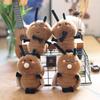 Cute Mini Plush Cockroach Doll Keychain With Ultra Soft Short Fur Material
