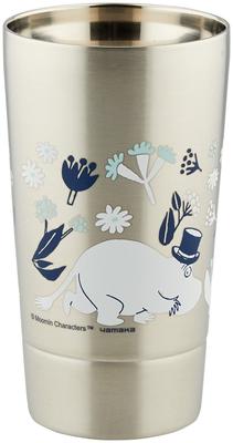 Yamaka Shoten MOOMIN Нержавеющая сталь Двойной Мумин Свадебный Сделано в Японии Тамблер, Двустенный, 350 мл, Снусмумрик, Товары, Скандинавский, День матери, Подарок,