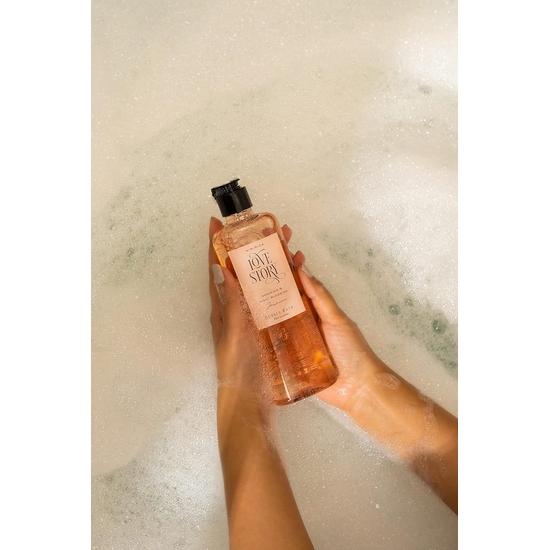 Бутылка для пены для ванны Kimirica Love Story, 100% веганский продукт, без парабенов, с полезными свойствами гинкго билоба и витамина Е, 290 мл