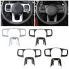 For GWM Tank 300 2024 2024 RHD LHD Carbon Steering Wheel Frame Cover Trim Interior Accessories Black Wood Grain Decoration Refit