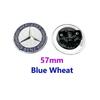 1pcs 57mm Car Front Hood Emblem Badge Bonnet Car Accessories For Mercedes Benz W204 W205 W212 W213 W221 W177 W246 GLA GLC CLA CD2