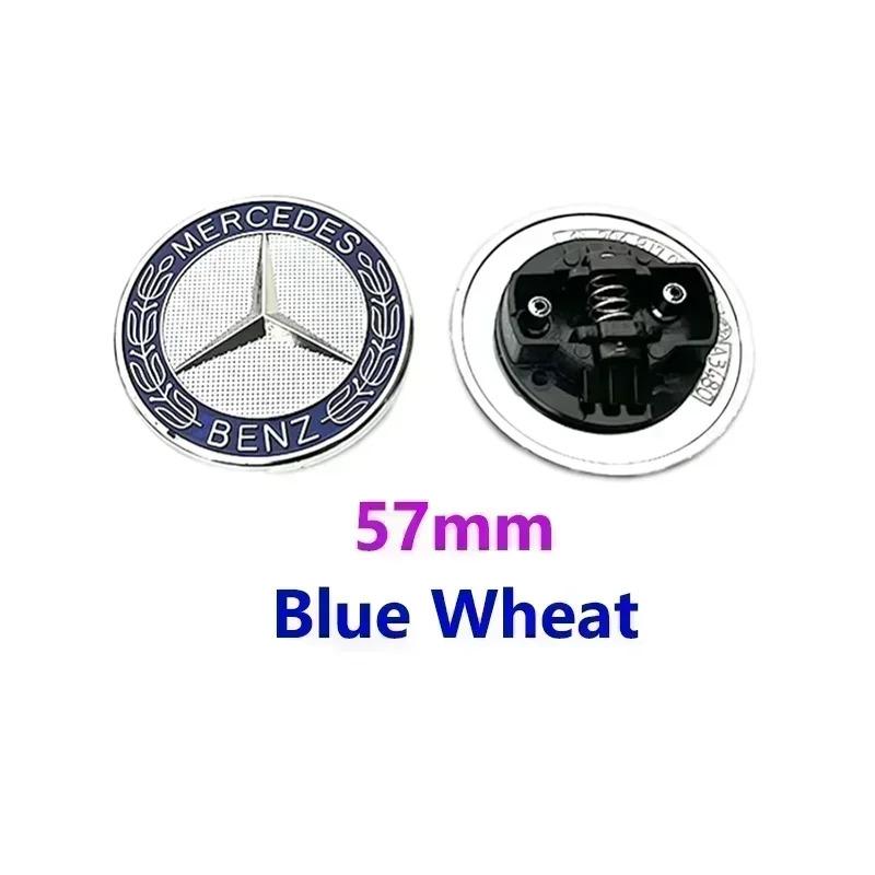 1pcs 57mm Car Front Hood Emblem Badge Bonnet Car Accessories For Mercedes Benz W204 W205 W212 W213 W221 W177 W246 GLA GLC CLA CD2