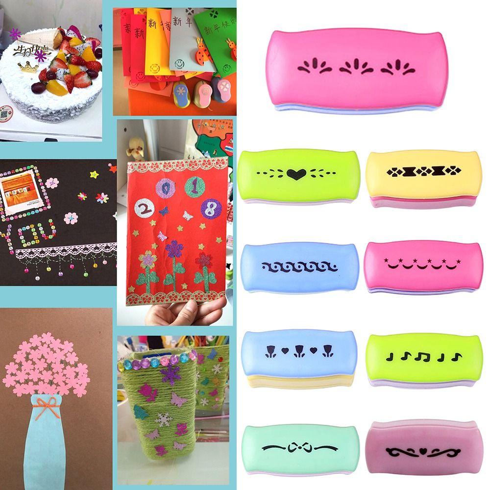 Paper Cutter Decorative Border Embossing Punch DIY Scrapbooking Fancy Border Punch S Flower Design