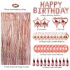 Rose Gold Balloon Decoration Set Birthday Party Supplies Happybirthday Party Decoration