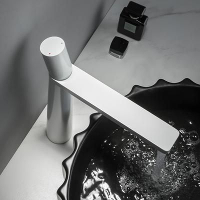 Смеситель для раковины, латунный смеситель для ванной комнаты, черный/серый, смеситель для раковины, однорычажный смеситель для горячей и холодной воды 855921