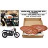 Union Jack Tan Tank "Pad With Tan Thread Fit For Royal Enfield Bear 650"