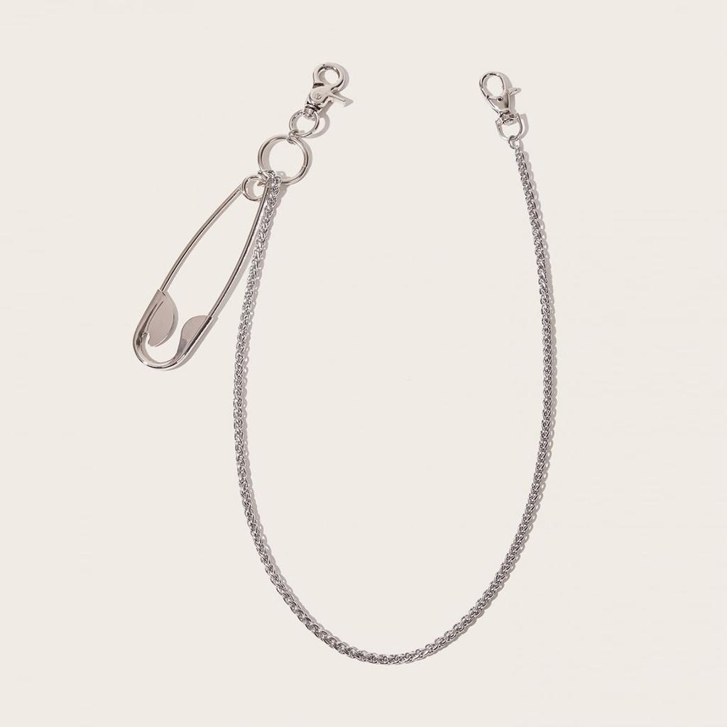 Ladies Metal Pin Stainless Steel Pants Chain With Punk Style And Lobster Clasp For Hip Hop Look