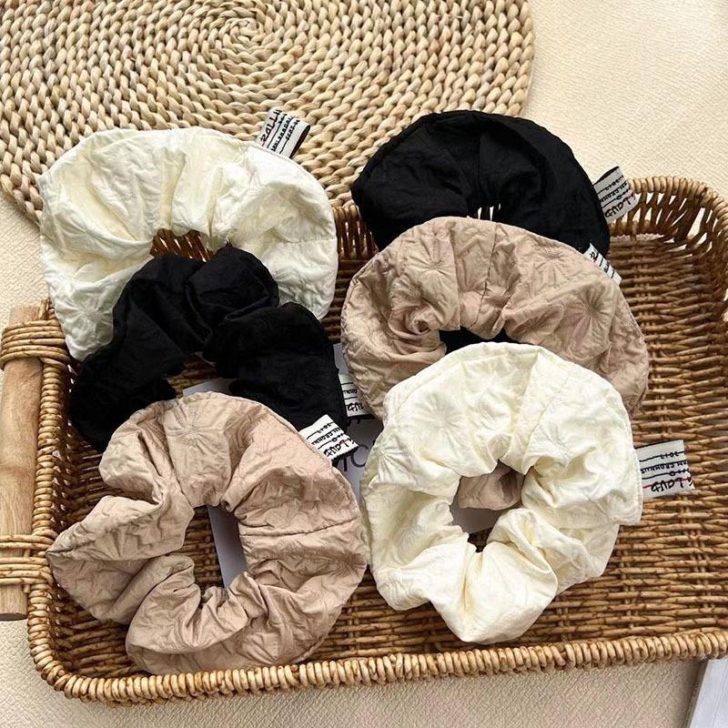 Стильный и удобный корейский тканевый пучок для волос, модный аксессуар для волос большого размера, простой инструмент для создания прически