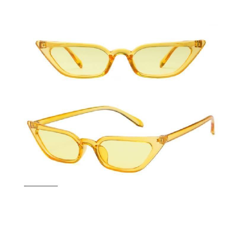 Trendy Women Cat Eye Design Sunglasses With Retro Small Eyeglass And Uv Protection