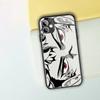Cartoon Anime Jujutsu Kaisen Phone Case For IPhone 13 12 11 XS X 8 7 6 Plus Mini Pro Max SE 2022 Black PC TPU Glass Phone Cover