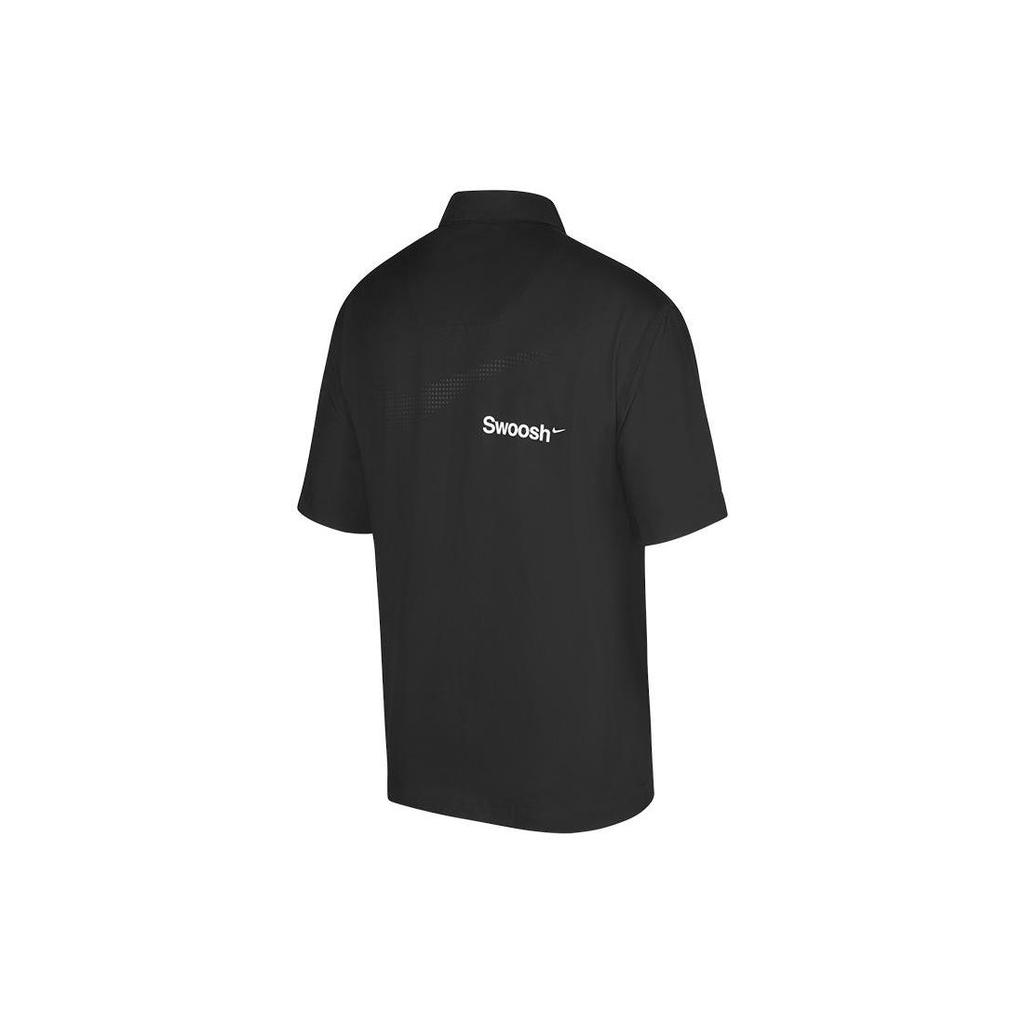 Nike Рубашка Swoosh SS24 Мужская Черная DX6308-010