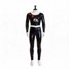 Danny Phantom Cosplay Costume Black Jumpsuit Halloween Party Outfit Role Play