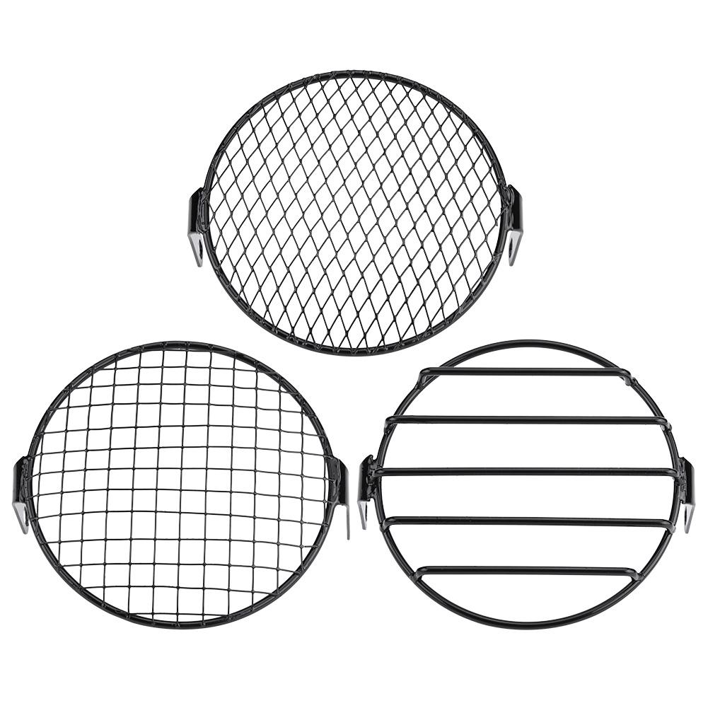 6,5-дюймовый Универсальный Винтажный Защитник Фары Мотоцикла Ретро Решетка Защитная Крышка Лампы Чоппер Кафе-Рейсер Запчасти для Мотоцикла