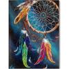 Full Round/Square 5D Diy Diamond Painting Feather Wind Chimes Diamond Embroidery Cross Stitch Kits Home Decor Handmade Gifts