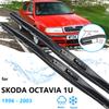 Для Skoda Octavia Tour Tradition Drive 1U MK1 1996 ~ 2003 комплект безрамных передних и задних щеток стеклоочистителя лобовое стекло