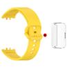Silicone Strap For Samsung Fit 3 SM-R390 Watchband With Transparent Case Single Color Adjustable Wristband Accessories