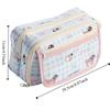 Large Capacity Stationery Bag Multi-layers Pen Pencil Case Kawaii Pencil Bag  Kids