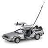 ВЕЛЛИ 1:24 литая под давлением модель автомобиля из сплава DMC-12 Delorean «Назад в будущее», машина времени, металлическая игрушечная машинка для детей, коллекция игрушек в подарок