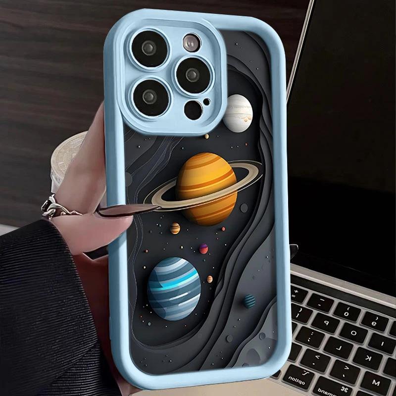 Contrasting Planet iPhone11Promax mobile phone case ladder is suitable for Apple 11promax all-inclusive Tianyan 11.