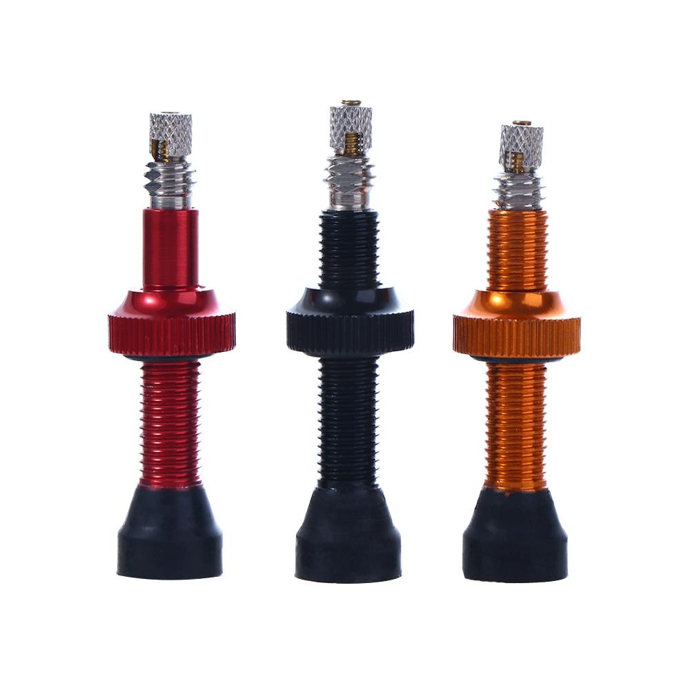 60 мм Алюминиевая Латунная Сверхлегкая Герметик Удлинители Ниппелей Presta Бескамерная Покрышка MTB Велосипед