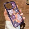 Чехол для телефона с масляной живописью и цветком для iPhone 14 Pro Max, чехол для iPhone 13 11 12 15 Pro Max 7 8 Plus XR XS Max X SE, противоударный чехол