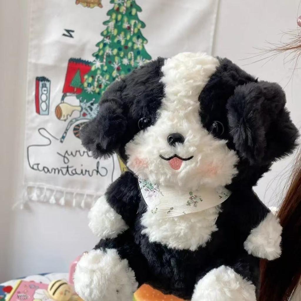 Новая милая плюшевая игрушка хаски, кукла-собака, пастушья собака, милый детский подарок на день рождения, кукла