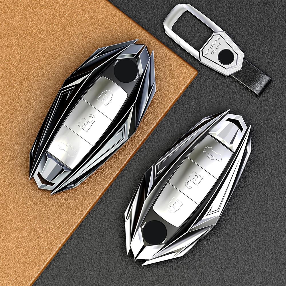 Zinc Alloy Car Key Cover Case For Nissan Juke Leaf Micra K12 Note Patrol Qashqai J11 J10 Tiida Versa X-Trail Xtrail X Trail T32