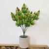 Green Artificial Pine Branches DIY Accessories Desktop Ornament Faux Pine Leaves Craft Fake Plant Fake Pine Festival Ornament