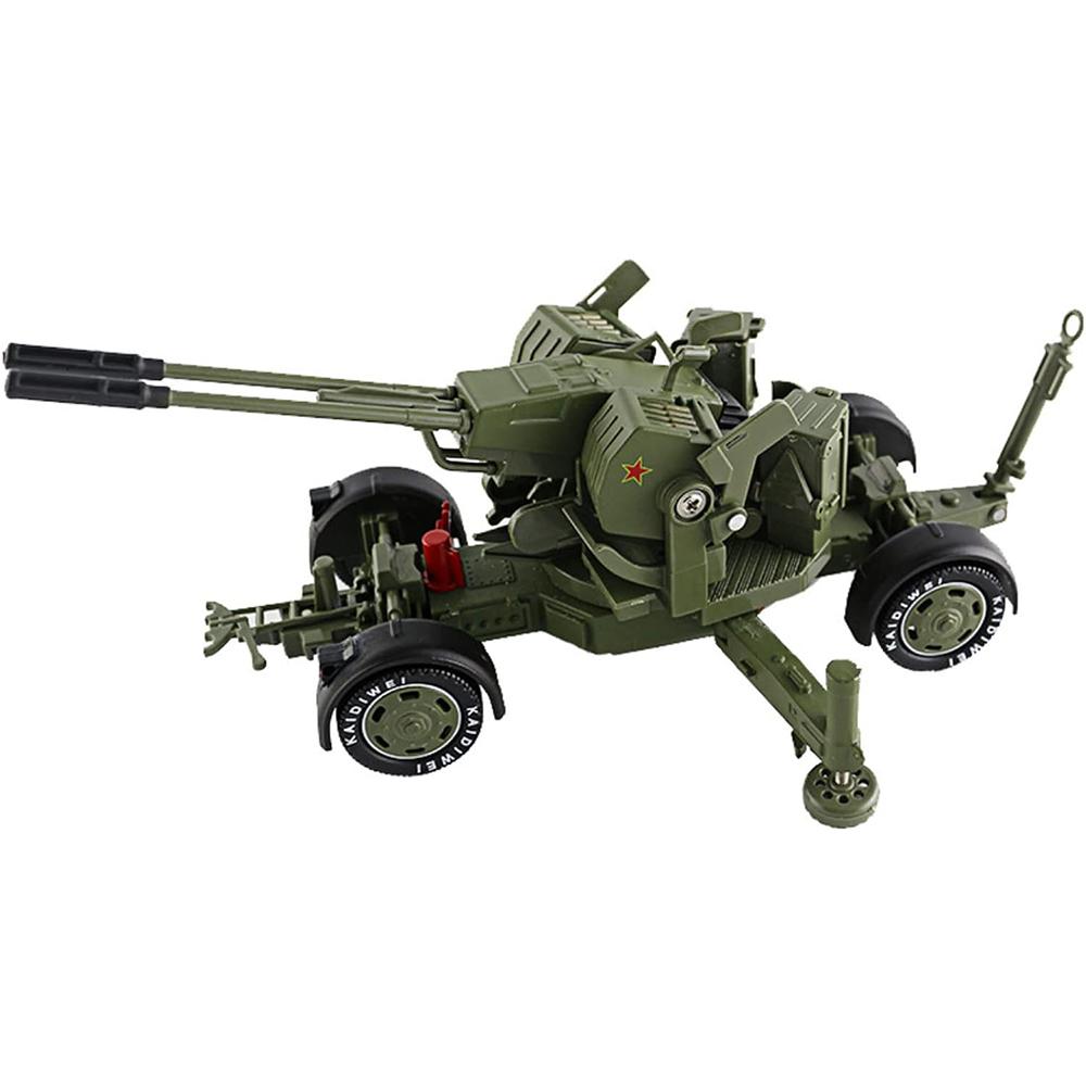 1/35 откатной автомобиль, противополетная пушка, зенитная пушка, двойной бегун, миномет, запуск ракеты, военная модель из сплава, детская игрушечная машина, литые под давлением металлические автомобили, игрушки
