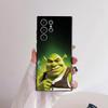Мультяшный S-Шрек Смешной Чехол Для Телефона Для Samsung Galaxy S25 S24 S22 S23 Ultra S21 S20 Plus 5G Матовый Нескользящий Полное Покрытие Мягкий Чехол