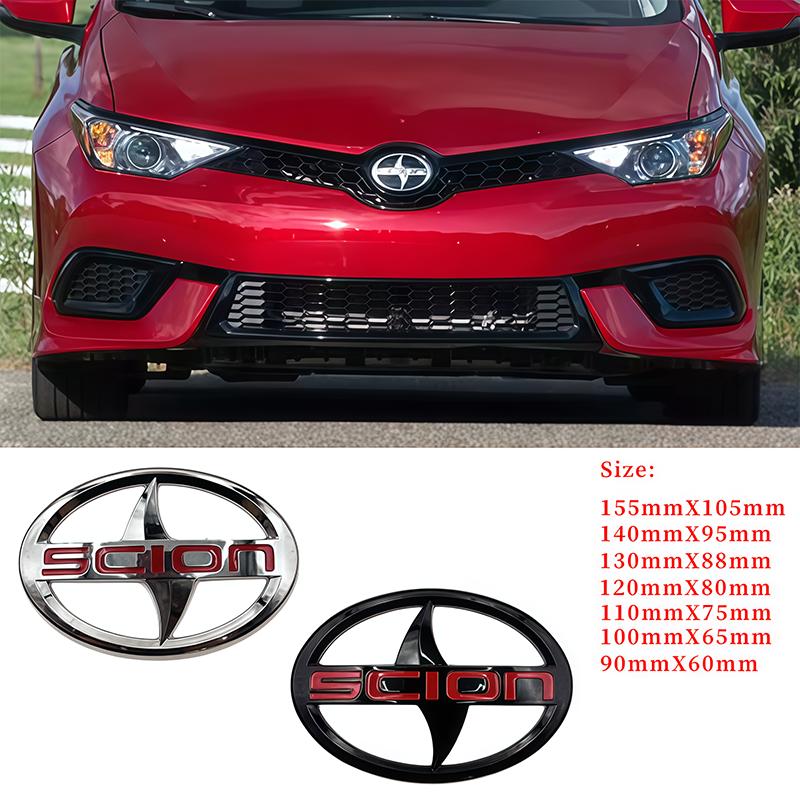 Хромированная 3D эмблема для автомобиля Scion, Наклейка на переднюю решетку и задний багажник, для S4 Scion XB TC FR-S IM IA, Запчасть JH4