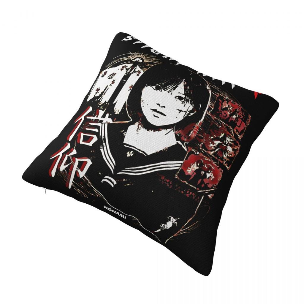 Silent Hill F Horror Game Printed Pillowcases Cushion Cover Gaming Lover Pillow Covers Warm Bedroom Decor Square Multi-Size