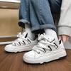 Модные хлопковые туфли кремового цвета, модный хлебный стиль, для влюбленных, Гонконг, спортивные, повседневные, кеды на доске, весна 2025, маленькие белые кроссовки