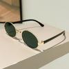 Винтажные овальные солнцезащитные очки Новые стильные с полной оправой Градиентные Уличные Повседневные Очки Женские Модный Дизайнерский Бренд Солнцезащитные Очки