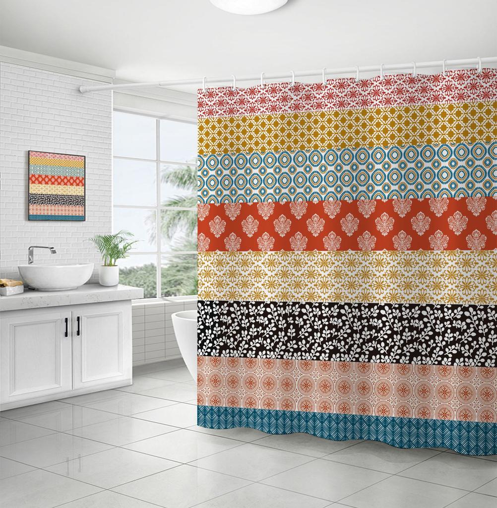 JINRUN утолщенная водонепроницаемая занавеска для ванной комнаты, устойчивая к плесени, занавеска для душа, занавеска для душевой перегородки, занавеска для душа, занавеска для ванной комнаты, бесплатная перфорация