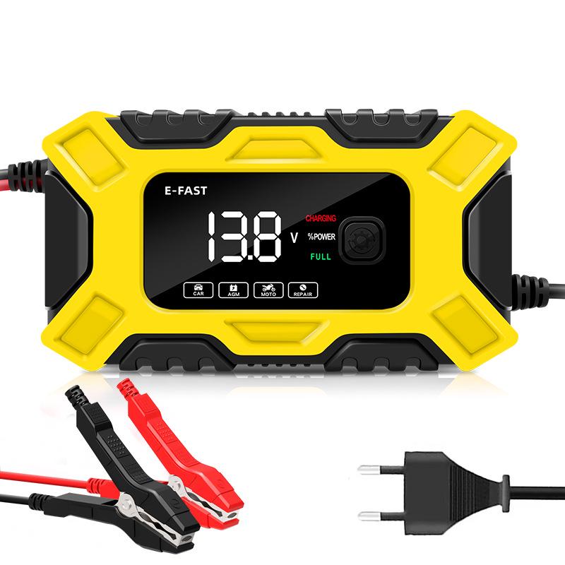 E-FAST 12V Automatic Battery Charger for Motorcycles and Cars