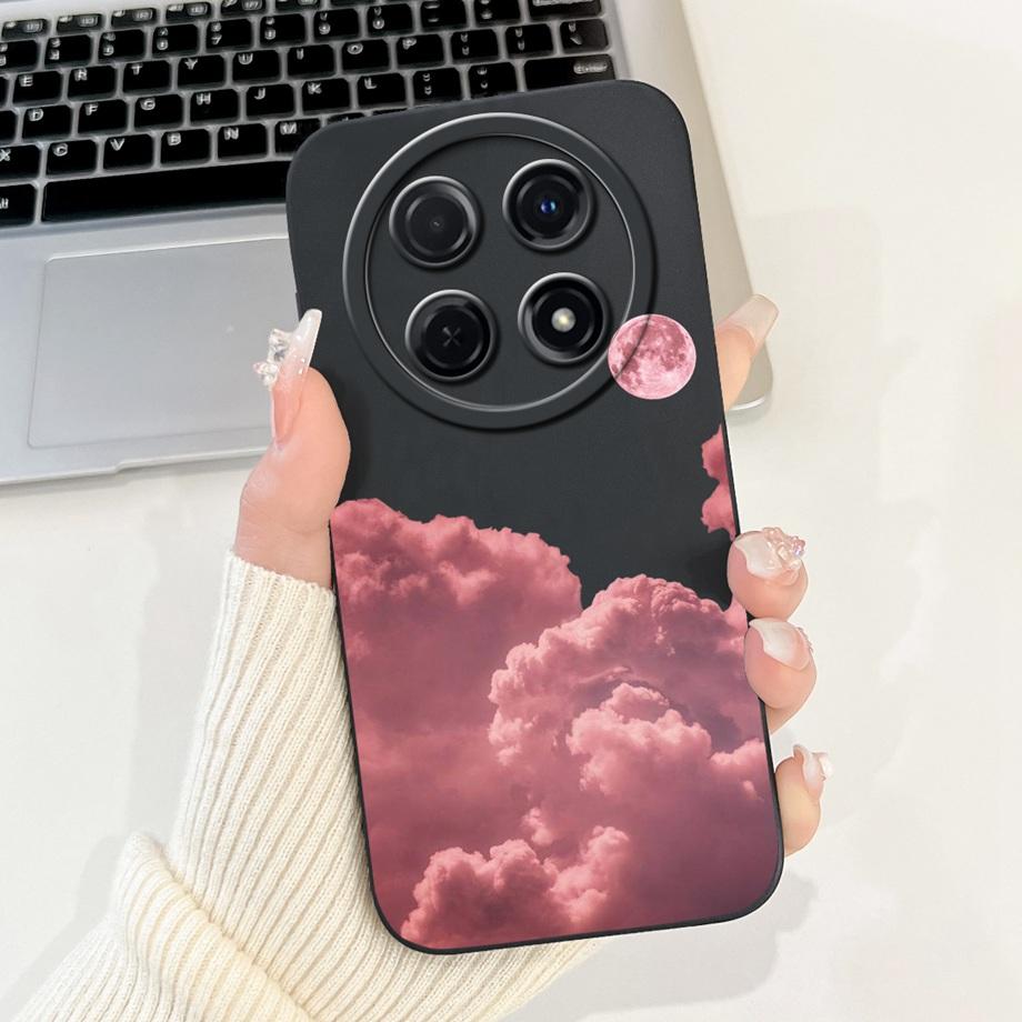 Для Huawei Nova 13i Nova 12i Чехол Мягкий Силиконовый Capa Художественный Принт Ночная Луна Fundas CTR-L81 CTR-L91 Задняя Крышка Ударопрочный