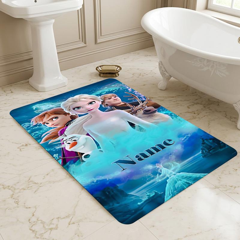 Personalized Name Princess Dreams Living Room Non-Slip Area Rug Soft Carpet for Bedroom Kids Playroom Sofa,Office Home Decor Doormat